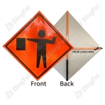 Roll Up Sign & Stand - 48 Roll Up Traffic Signs